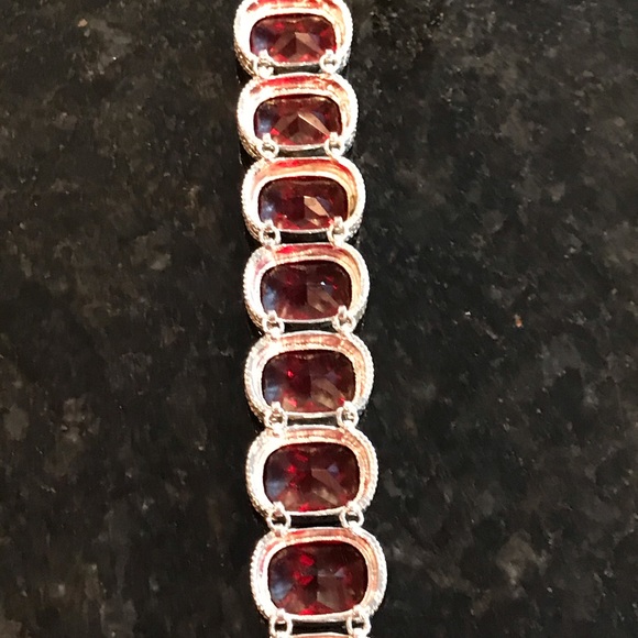 ♥️Sterling Silver Red Bracelet Gorgeous!!♥️ - Picture 5 of 6